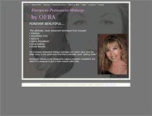 Tablet Screenshot of permanentmakeupbyofra.com